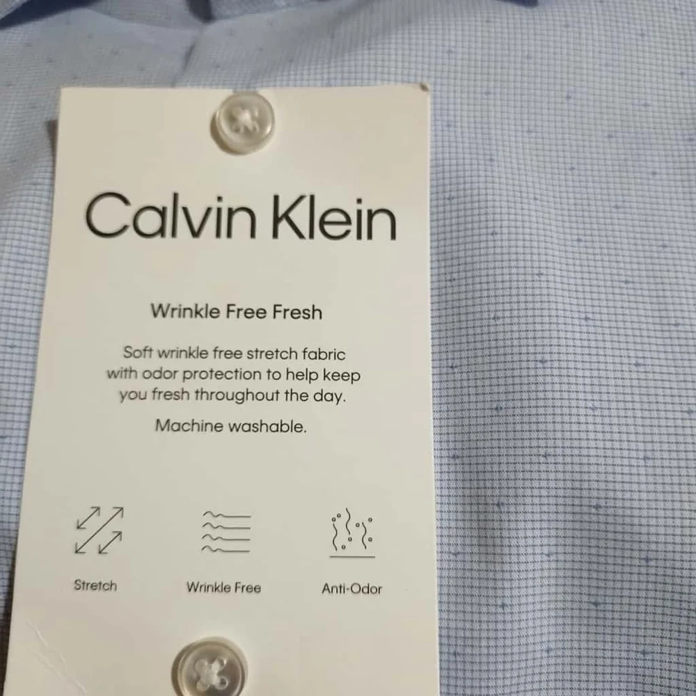 Calvin Klein Men's Sky Blue Dress Shirt -Size XXL‎